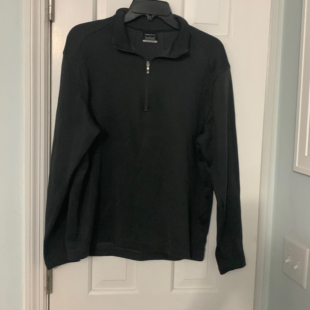 Mens black Nike Golf 3/4 zip up